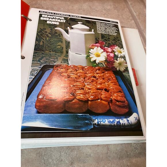 McCalls Cooking School Book 1-Cookbook 3 Ring Binder Mistake Proof Recipe 1980s - Picture 3 of 9